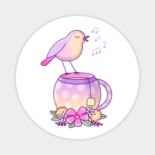 Tea Bird Magnet